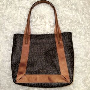 Calvin Klein Tote Bag in Coffee